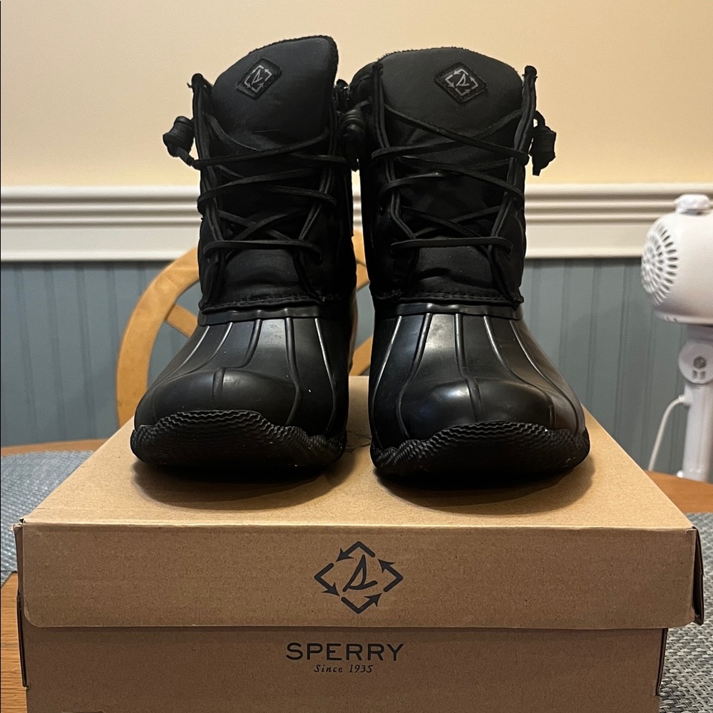 Sperry All-Black Waterproof Boots